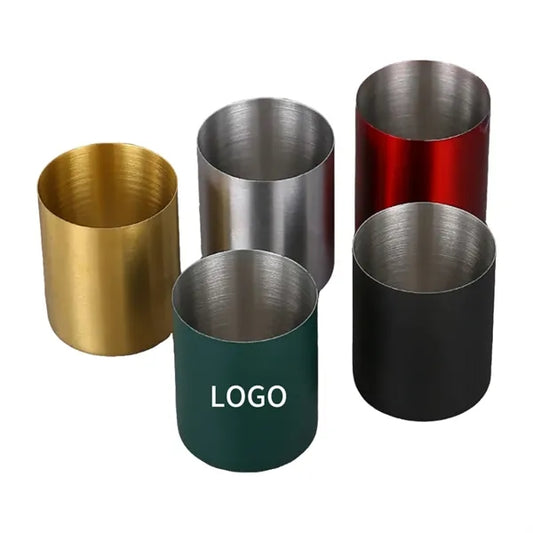 Stainless Steel Colored Circular Pen Holder