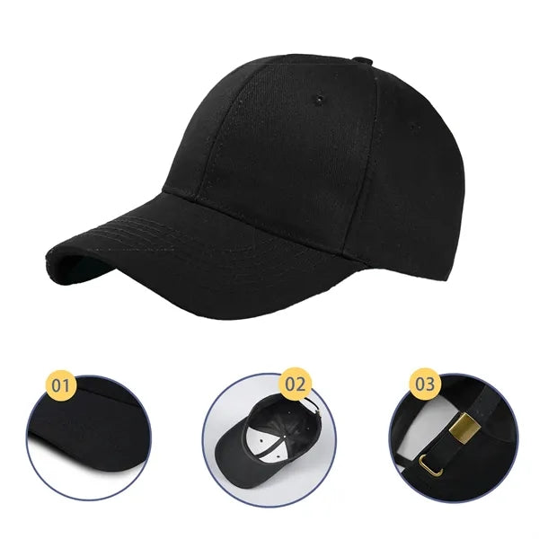 Full Color 6 Panel Low Profile Unstructured Cotton Twill Bas