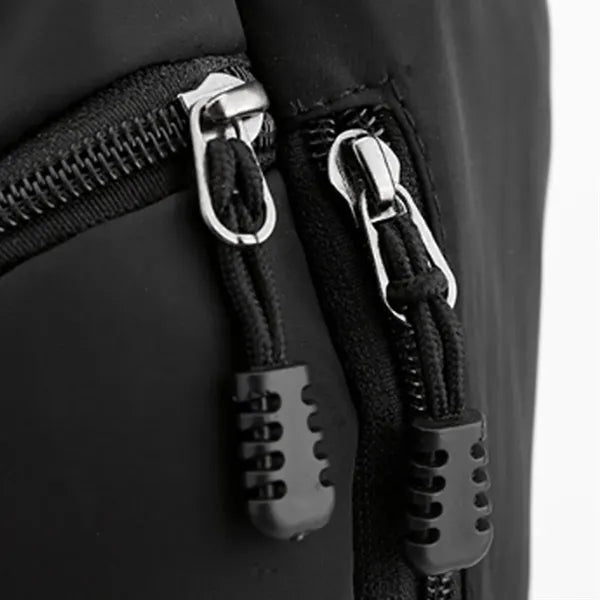 Waterproof Sports Drawstring Backpack With Shoe Compartment