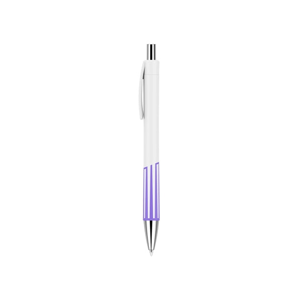 Rainbow Grip Pen - White