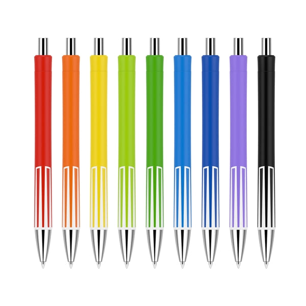 Rainbow Grip Pen - color