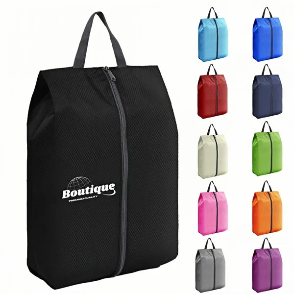 Travel Shoe Storage Bag With Zipper And Handle