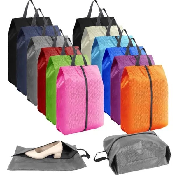 Travel Shoe Storage Bag With Zipper And Handle