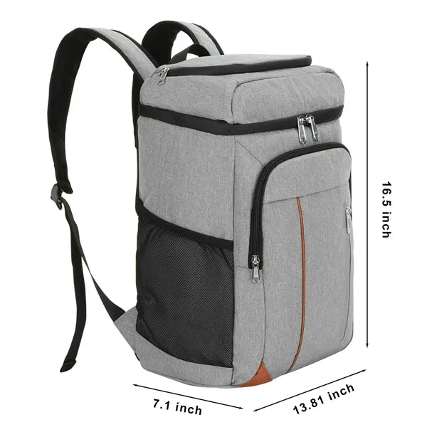 28 Can Dual Compartment Insulated Backpack Cooler