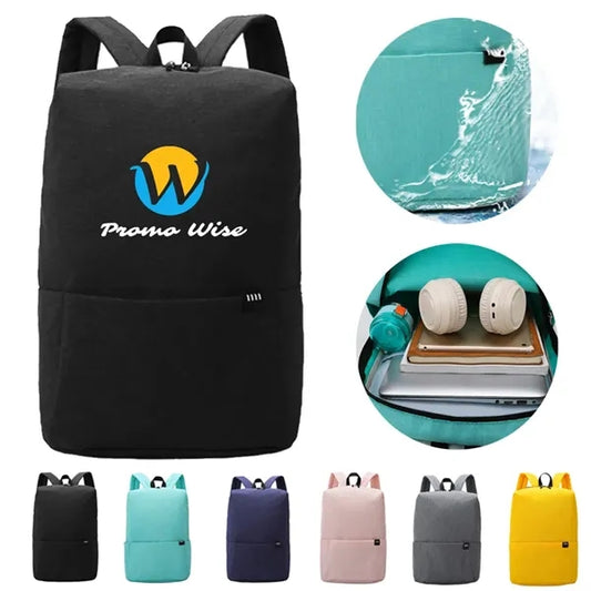 Lightweight Waterproof Large Capacity Solid Color Backpack
