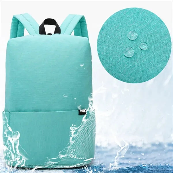 Lightweight Waterproof Large Capacity Solid Color Backpack