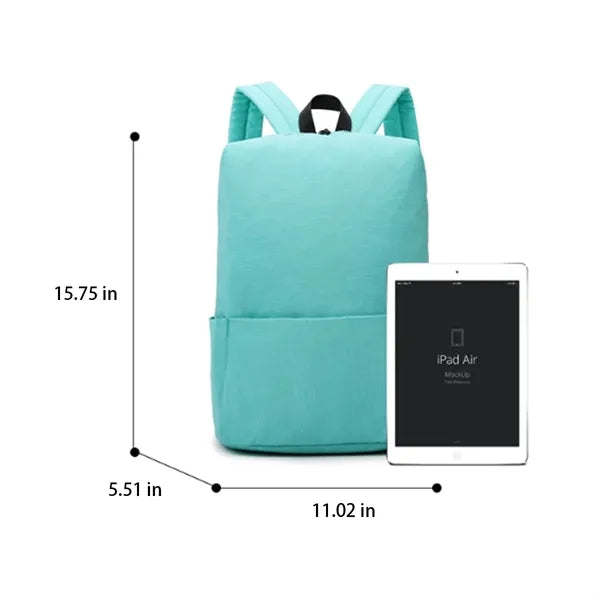 Lightweight Waterproof Large Capacity Solid Color Backpack