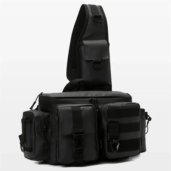 Multifunctional Lure Waist Bag With Convenient Rod Insertion