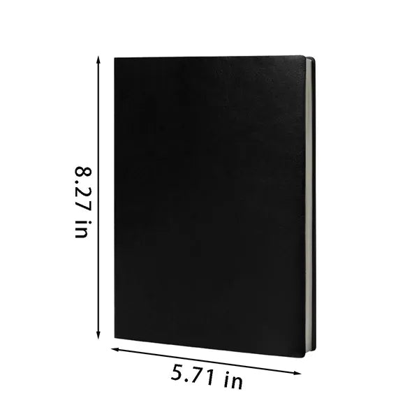 School office A5 customizable pu leather journal notebook