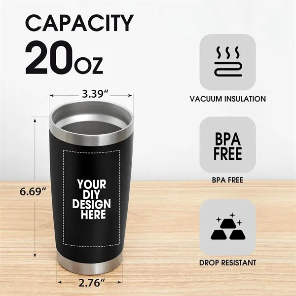 20oz Personalized Stainless Steel Tumbler