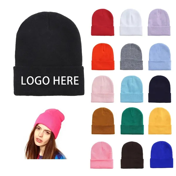 Knitted Cuffed Beanie