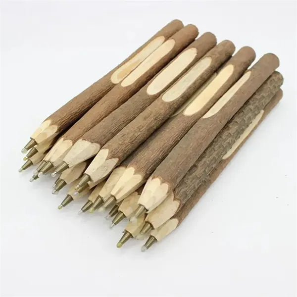 Wooden Original Ecology Custom Carved Wood Ball Pen