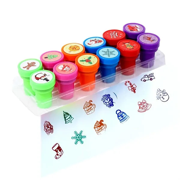 Christmas Assorted Stamps Kids Self-Ink Stampers