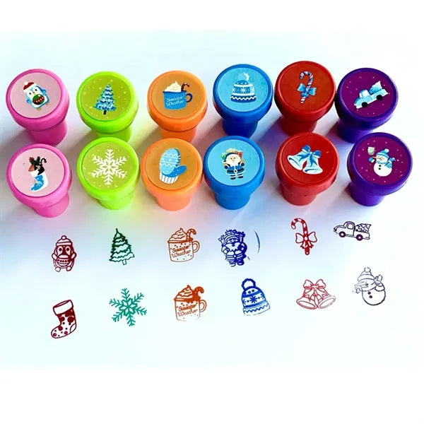 Christmas Assorted Stamps Kids Self-Ink Stampers