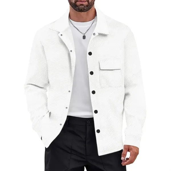Men's Flannel Lined Shirt Jacket
