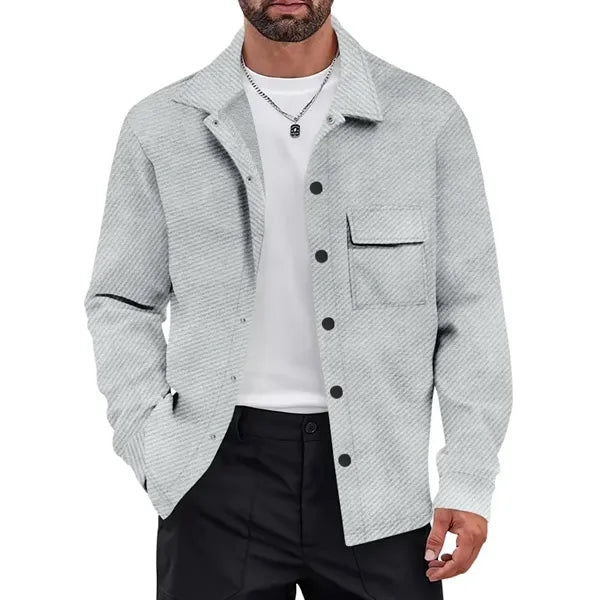 Men's Flannel Lined Shirt Jacket