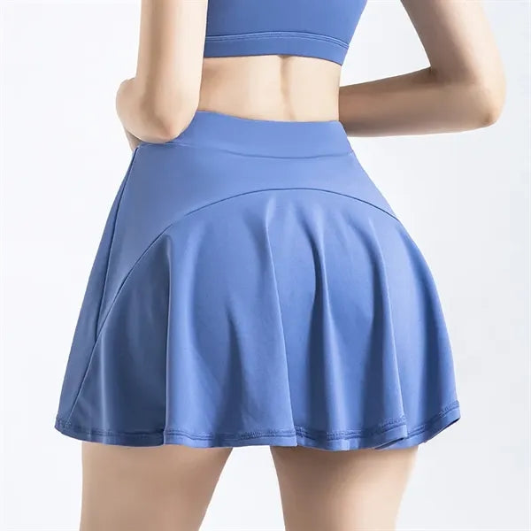 Tennis Activewear Sports Skirt With Built-in Shorts