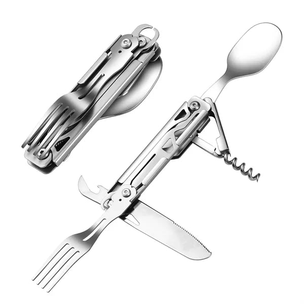Compact Detachable Travel Cutlery Set