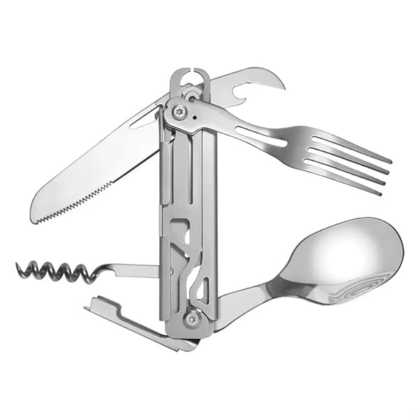 Compact Detachable Travel Cutlery Set