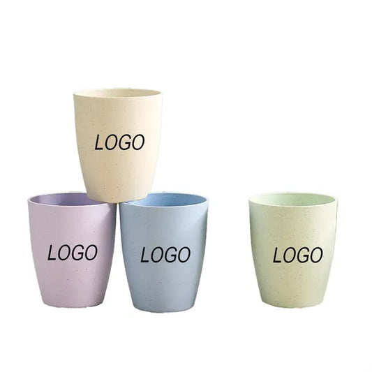 12oz Wheat-Straw-Made Eco-Friendly Mouthwash Cup