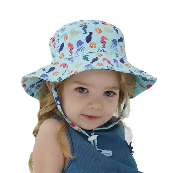 Baby Toddler Summer Bucket Hat for Outdoors