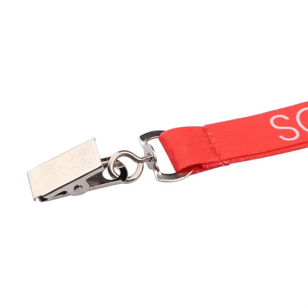 3/4" Polyester Breakaway Lanyard ID Holder Combo w/ PVC Card