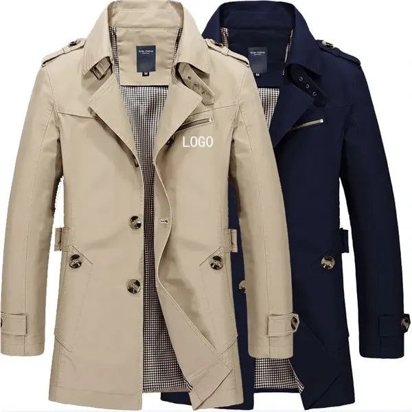 Double Breasted Long Jacket