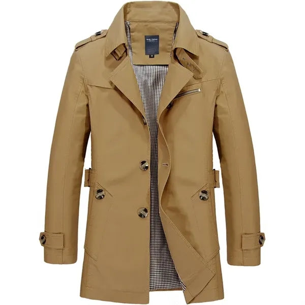 Double Breasted Long Jacket