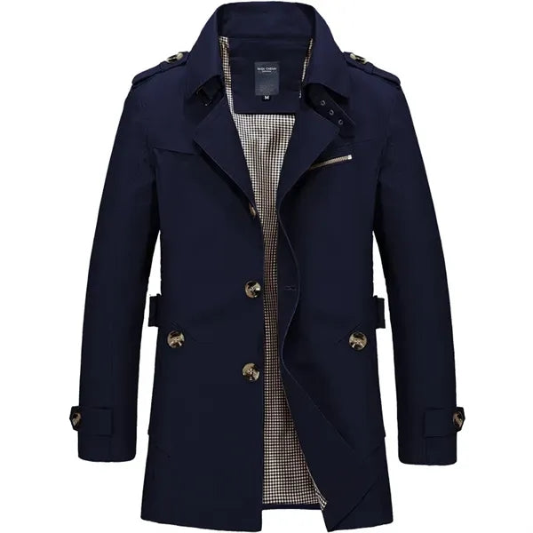Double Breasted Long Jacket