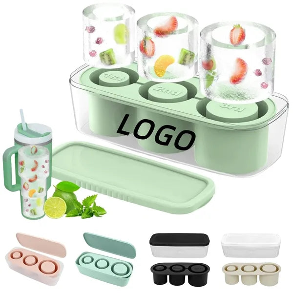 Cylindrical Silicone Ice Cube Mold