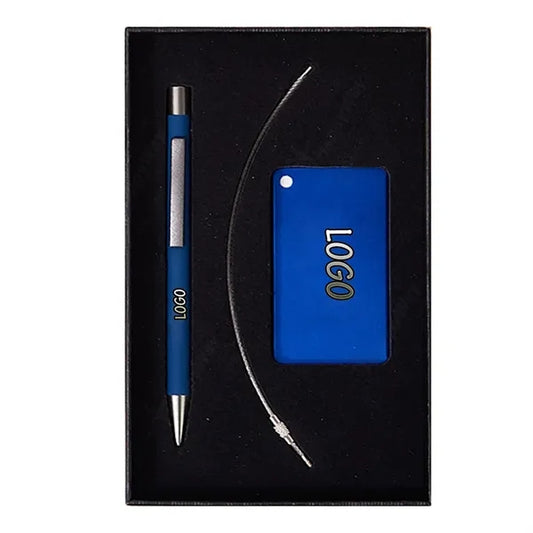 Gift Set with Luggage Tag and Metal Pen