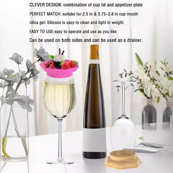 Silicone Wine Glass Charcuterie Topper