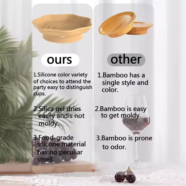 Silicone Wine Glass Charcuterie Topper