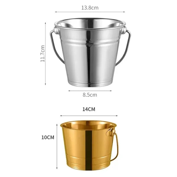 33oz stainless steel ice buckets