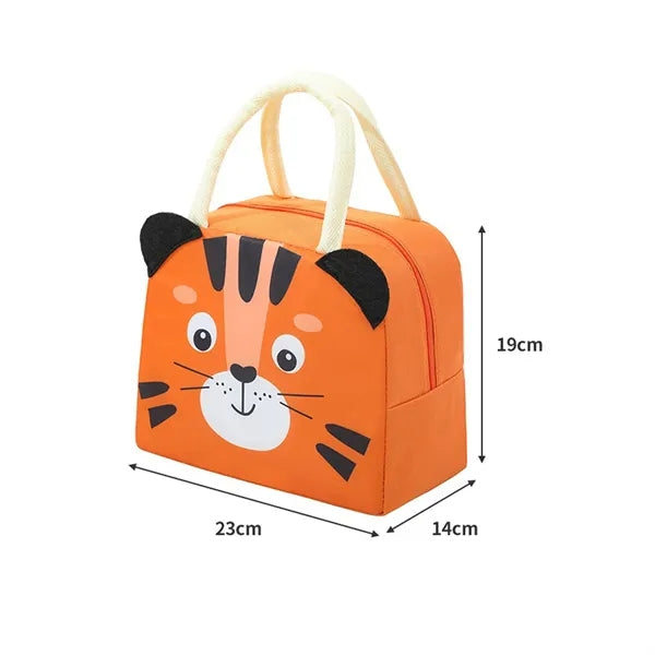 Cartoon 3D student lunch bag