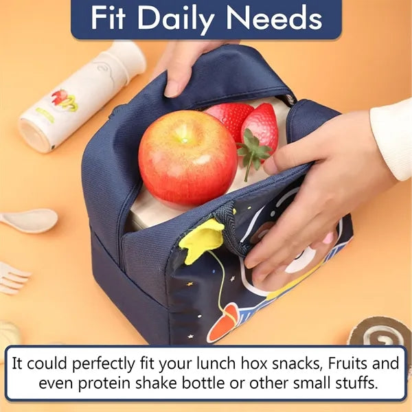 Cartoon 3D student lunch bag