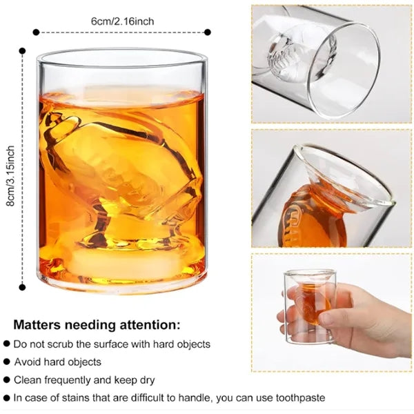 Football Reversible Shot Glass