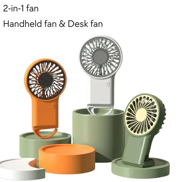 Foldable USB Fan with Carabiner