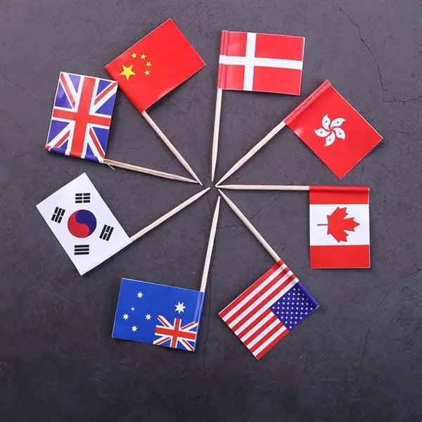 Mini Color Paper Flag