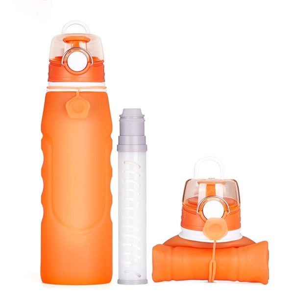 24oz Folding Sports Water Bottles- FDA certified