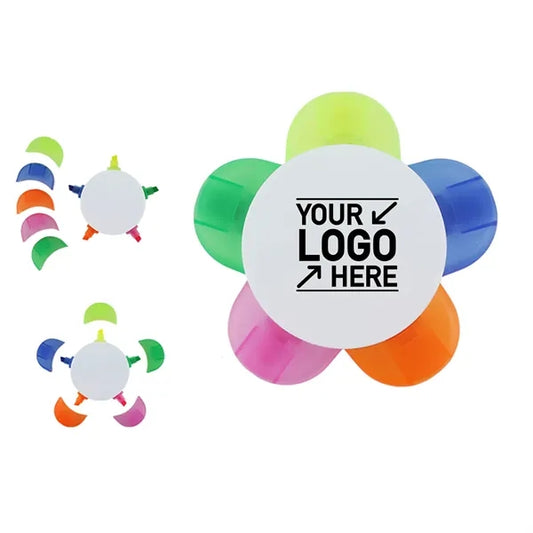 5 Colors Highlighter Set