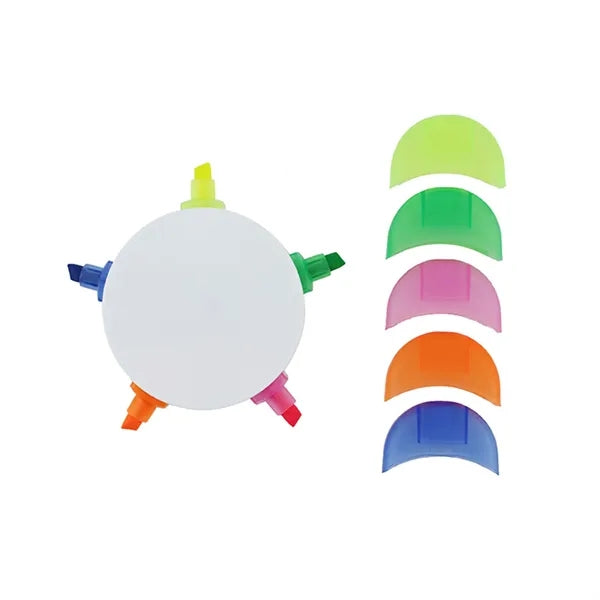 5 Colors Highlighter Set