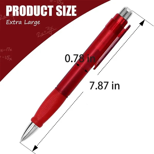 Jumbo Fat ABS Pen with Wide Barrel and Soft Grip