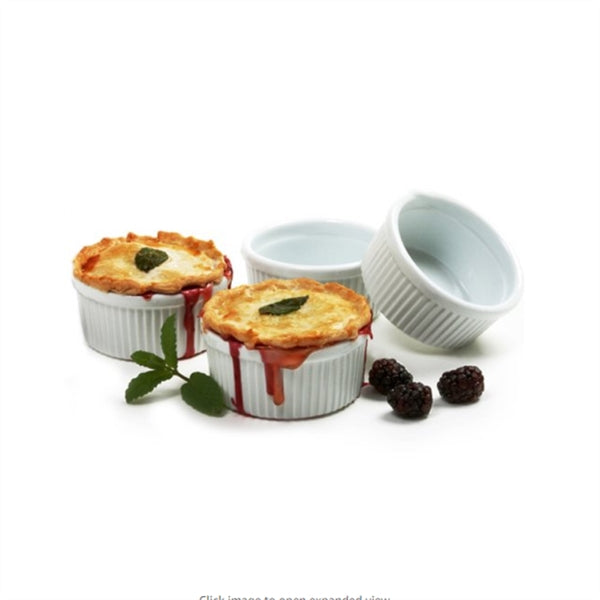 Porcelain Ramekins White Bakeware Souffle Cups Dishies