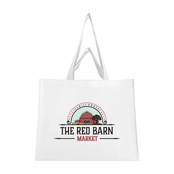 Matte Laminated Recycled Non-Woven Dual Handle Shopper To...