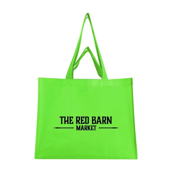 Matte Laminated Recycled Non-Woven Dual Handle Shopper To...