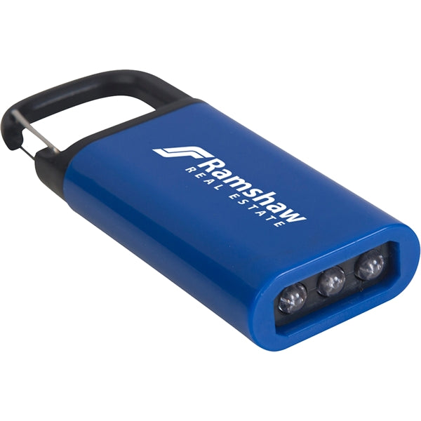 Clip On Pull-Apart Plastic Flashlight