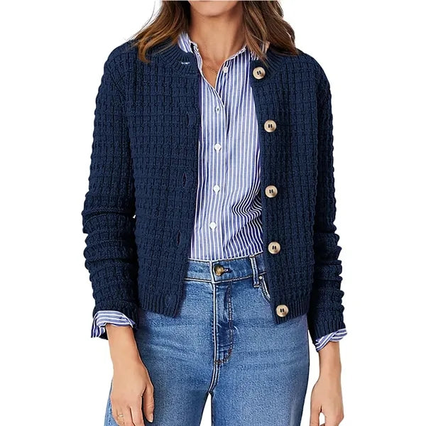 Women's Fashion Casual Open Front Long Sleeve Knit Coat