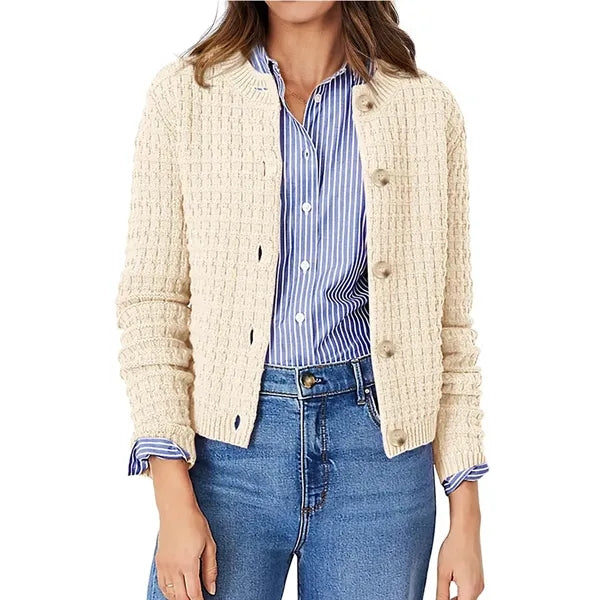Women's Fashion Casual Open Front Long Sleeve Knit Coat