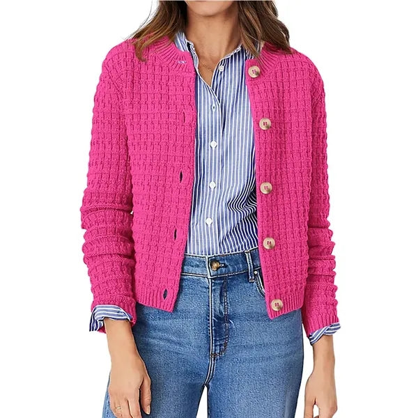 Women's Fashion Casual Open Front Long Sleeve Knit Coat